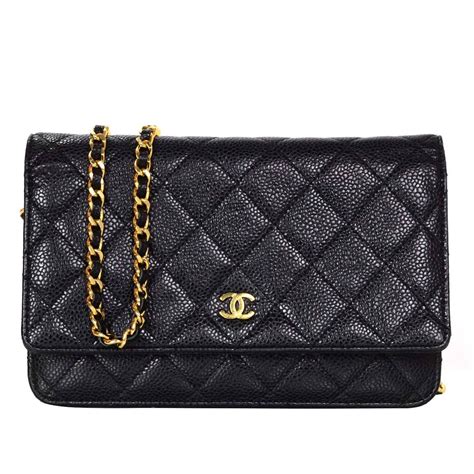 woc chanel black|chanel crossbody wallet on chain.